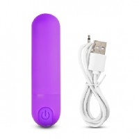 Vibrating Bullet  Remote Control 10 Speeds Rechargeable PURPLE